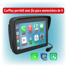 Carregar imagem no visualizador da galeria, Multimídia com CarPlay Para Moto 5 Touch