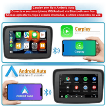 Carregar imagem no visualizador da galeria, Multimídia com CarPlay Para Moto 5 Touch