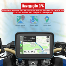 Carregar imagem no visualizador da galeria, Multimídia com CarPlay Para Moto 5 Touch