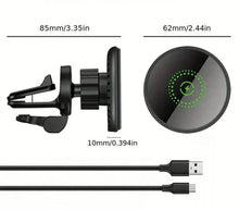Carregar imagem no visualizador da galeria, Carregador Sem Fio Inteligente Rápido 20W para Carro
