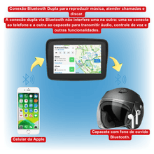 Carregar imagem no visualizador da galeria, Multimídia com CarPlay Para Moto 5 Touch
